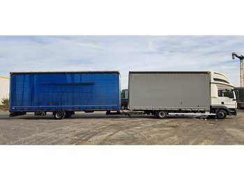 Camion à rideaux coulissants MAN TGL 8.220 Edscha Gardine Jumbo: photos 4 Camion à rideaux coulissants MAN TGL 8.220 Edscha Gardine Jumbo: photos 4