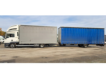 Camion à rideaux coulissants MAN TGL 8.220 Edscha Gardine Jumbo: photos 5 Camion à rideaux coulissants MAN TGL 8.220 Edscha Gardine Jumbo: photos 5