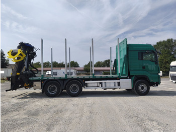 Camion grumier, Camion grue MAN TGX 33.500 Holz LKW Euro6 6x4 (9): photos 4
