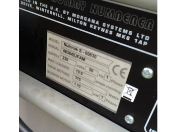 Machine d'impression Ernst Nagel/Morgana Numnak S Numbering Machine: photos 4