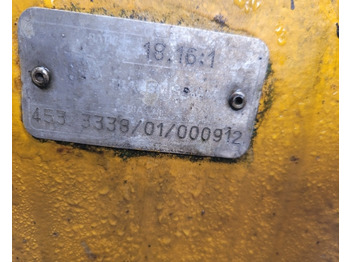 Essieu avant JCB