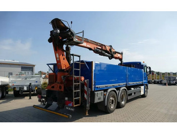 Camion grue, Camion plateau MAN TGS 26.460  – Platforma z żurawiem HDS tylnym do materiałów budowlanych / Retarder / 6x2 / Klima / Euro 6: photos 4
