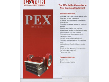 Concasseur à mâchoires TerraGator GATOR PEX250X1200 Jaw Crusher: photos 2 Concasseur à mâchoires TerraGator GATOR PEX250X1200 Jaw Crusher: photos 2