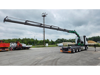 Camion ampliroll, Camion grue Mercedes-Benz Arocs 3253 8X4*4 Fassi F295: photos 2