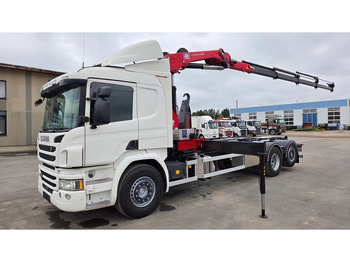 Camion ampliroll SCANIA P