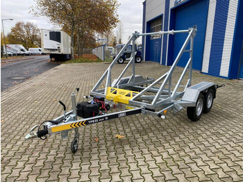 Remorque porte-touret Vermietung / Kabelanhänger 3500KG E-Winde / Nutzlast 2825KG / Kabeltrommel-Anhänger / Glasfaser/ 1 Monat: photos 3