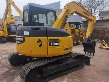 Pelle sur chenille 8 ton Second hand Komatsu Hydraulic Crawel excavator  PC78US with low price for sale: photos 2