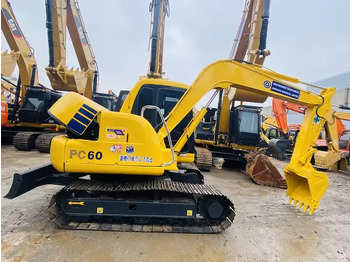 Pelle sur chenille Hot sale Construction equipment Backhoe Used min excavator Komatsu PC60-7 japan hydraulic excavator PC60-7: photos 5