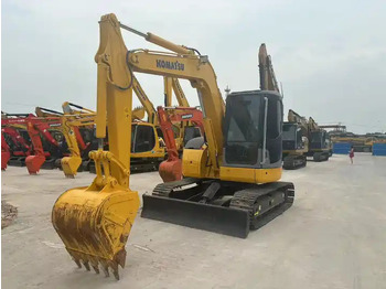 Pelle sur chenille Japan Surplus Backhoe Excavator Komatsu Pc78us Pc60 Tracked Excavator With Blade Dozer For The Philippines In Shanghai: photos 3