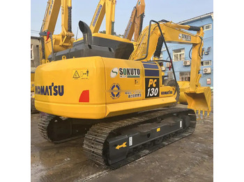 Pelle sur chenille Well-Maintained japan original low hourS used Komatsu PC130-7 excavator for hot sale: photos 2