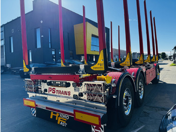 Remorque grumier neuf HYDROFAST Przyczepa 3 osiowa / 3 axles timber transport trailer / Remorque à 3 essieux pour le transport de bois / 3-Achs-Rungenanhänger / 3-tengelyes-rönkszállító-pótkocsi / Remorcă pentru transportul lemnului: photos 3