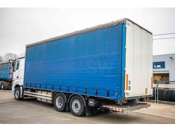Camion à rideaux coulissants Mercedes ACTROS 2548-6X2+E6+VOITH-(+remorque: +5.000 € ): photos 4