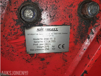 Accessoire pour Engins de chantier 2021 DALA-GRIPEN - DGE35 klo / klype med S60-feste: photos 4 Accessoire pour Engins de chantier 2021 DALA-GRIPEN - DGE35 klo / klype med S60-feste: photos 4