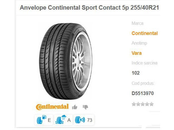 Roue complète CONTINENTAL