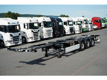 Semi-remorque porte-conteneur/ Caisse mobile KRONE