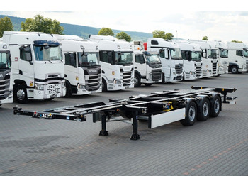 Semi-remorque porte-conteneur/ Caisse mobile KRONE