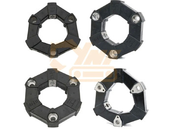 Embrayage et pièces YNF 8A 8AS Excavator Hydraulic Flexible Coupling CF-A-008-S0 CF-A-008-O0 Rubber Coupling: photos 3
