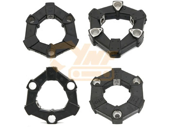 Embrayage et pièces YNF Hot Sale Excavator Flexible Coupling Size 25 25A 25AS Rubber Coupling CF-A-025-S0 CF-A-025-O0 Excavator Hyundai Coupling: photos 3