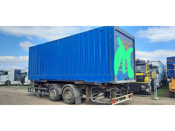 Remorque porte-conteneur/ Caisse mobile Schmitz Cargobull Containeranhänger mit Container: photos 3 Remorque porte-conteneur/ Caisse mobile Schmitz Cargobull Containeranhänger mit Container: photos 3