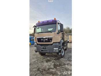 Camion benne, Camion grue Tipper MAN TGS 33.400 6x4 HDS HIAB 144 DS-2 DUO (2009): photos 3