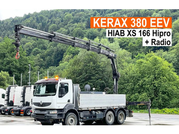 Camion plateau RENAULT Kerax 380
