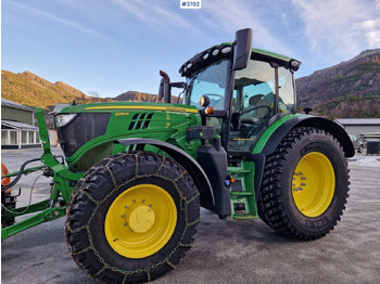Tracteur agricole 2021 John Deere 6155R w/ front hydraulics and PTO, only 770 hours!: photos 2