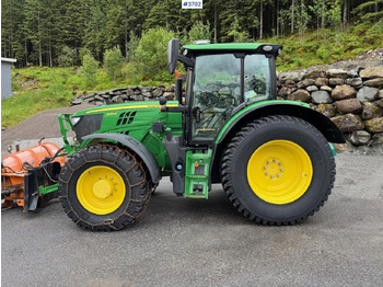 Tracteur agricole 2021 John Deere 6155R w/ front hydraulics and PTO, only 770 hours!: photos 3