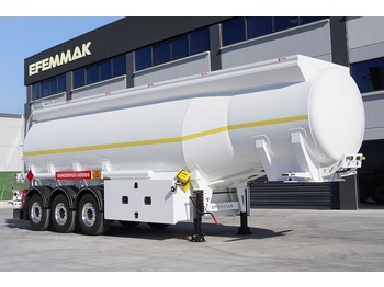 Semi-remorque citerne pour transport de carburant neuf EFEMMAK E.FAST.GN.38.5 ADR Aluminum Fuel Trailer: photos 4