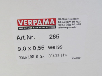 Pièces de rechange pour Machine d'impression 5 x UMREIFUNGSBAND VERPAMA: photos 3