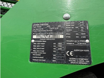 Ensileuse JOHN DEERE 8500: photos 5