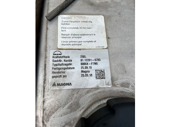 Système de carburant pour Camion Zbiornik paliwa MAN TGX TGS 250 litrów kompletny: photos 5
