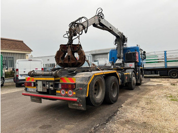 Camion ampliroll SCANIA 124GB 420 SCARRABILE CON GRU: photos 4
