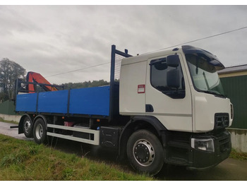 Camion grue, Camion plateau Renault Gama D 26.320 skrzynia hds palfinger PK15500: photos 3