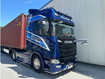 Tracteur routier Scania 500R Vollluft Alu Leder LED Hyd.: photos 2