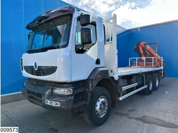 Camion plateau, Camion grue Renault Kerax 380 Dxi 6X4, EURO 6, Retarder, Palfinger, Remote: photos 3