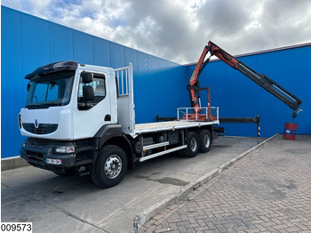 Camion plateau, Camion grue Renault Kerax 380 Dxi 6X4, EURO 6, Retarder, Palfinger, Remote: photos 2