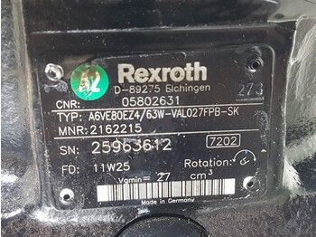 Hydraulique pour Engins de chantier neuf Bomag 05802631-Rexroth A6VE80EZ-Drive motor/Fahrmotor: photos 4