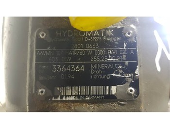 Hydraulique Hydromatik A6VMN107HA1R/60W - Drive motor/Fahrmotor/Rijmotor: photos 3