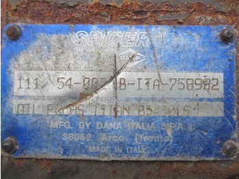 Essieu et pièces pour Engins de chantier Spicer Dana 111/54-002 - Axle/Achse/As: photos 3