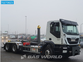 Camion ampliroll Iveco Stralis 460 6X2 20T Marrel Hooklift ActiveDay ACC Automatic Euro 6: photos 3