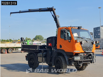 Camion plateau, Camion grue Mercedes-Benz U20 4X4 Hiab 022D-3 HIDUO Kran Crane Hydraulic Euro 5: photos 3