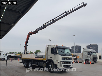 Camion plateau, Camion grue Volvo FM 340 6X4 Palfinger PK17000 Manual Full Steel Kraan Crane: photos 3