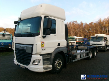 Camion ampliroll DAF CF 460 6x2 Euro 6 Hyva container hook 20 t: photos 4