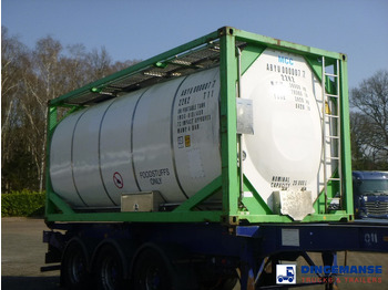 Crédit-bail de Danteco Food tank container inox 20 ft / 25 m3 / 1 comp Danteco Food tank container inox 20 ft / 25 m3 / 1 comp: photos 2