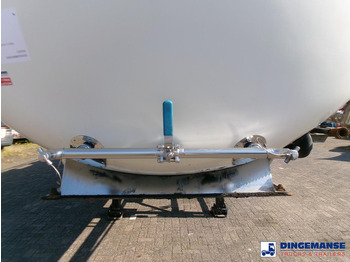 Semi-remorque citerne Feldbinder Chemical tank (non-ADR) inox 30 m3 / 1 comp + pump: photos 5