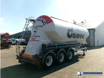 Semi-remorque citerne Feldbinder Powder tank alu 36 m3 / 1 comp: photos 4