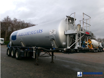 Semi-remorque citerne Feldbinder Powder tank alu 38 m3 (tipping): photos 2