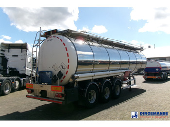 Semi-remorque citerne LAG Chemical tank inox 37.5 m3 / 1 comp + pump: photos 4