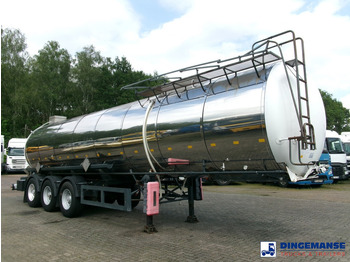 Semi-remorque citerne METALOVOUGA Bitumen / heavy oil tank inox 29 m3 / 1 comp: photos 2