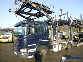 Camion porte-voitures Scania P 410 6x2 RHD Rolfo car transporter: photos 5